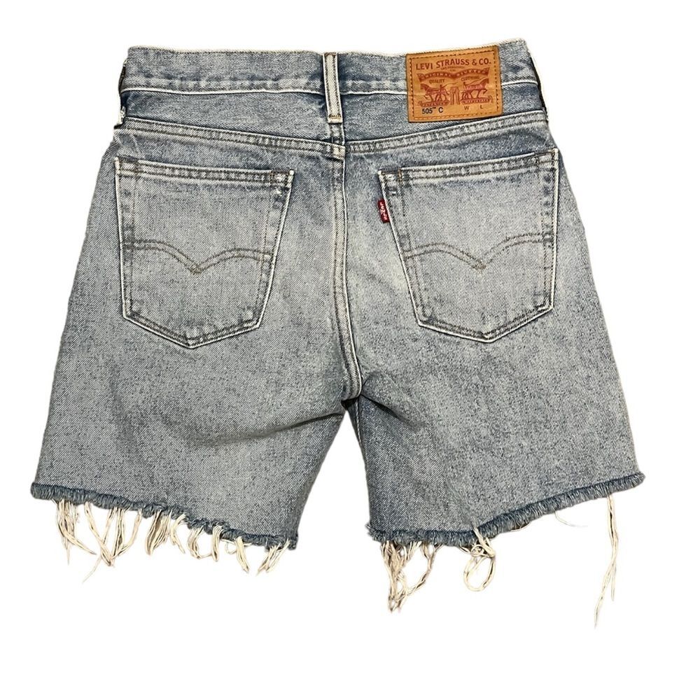 Levi’s 505 Denim Distressed Cut Off Shorts Cotton Women's 26 Rodeo Western Boho